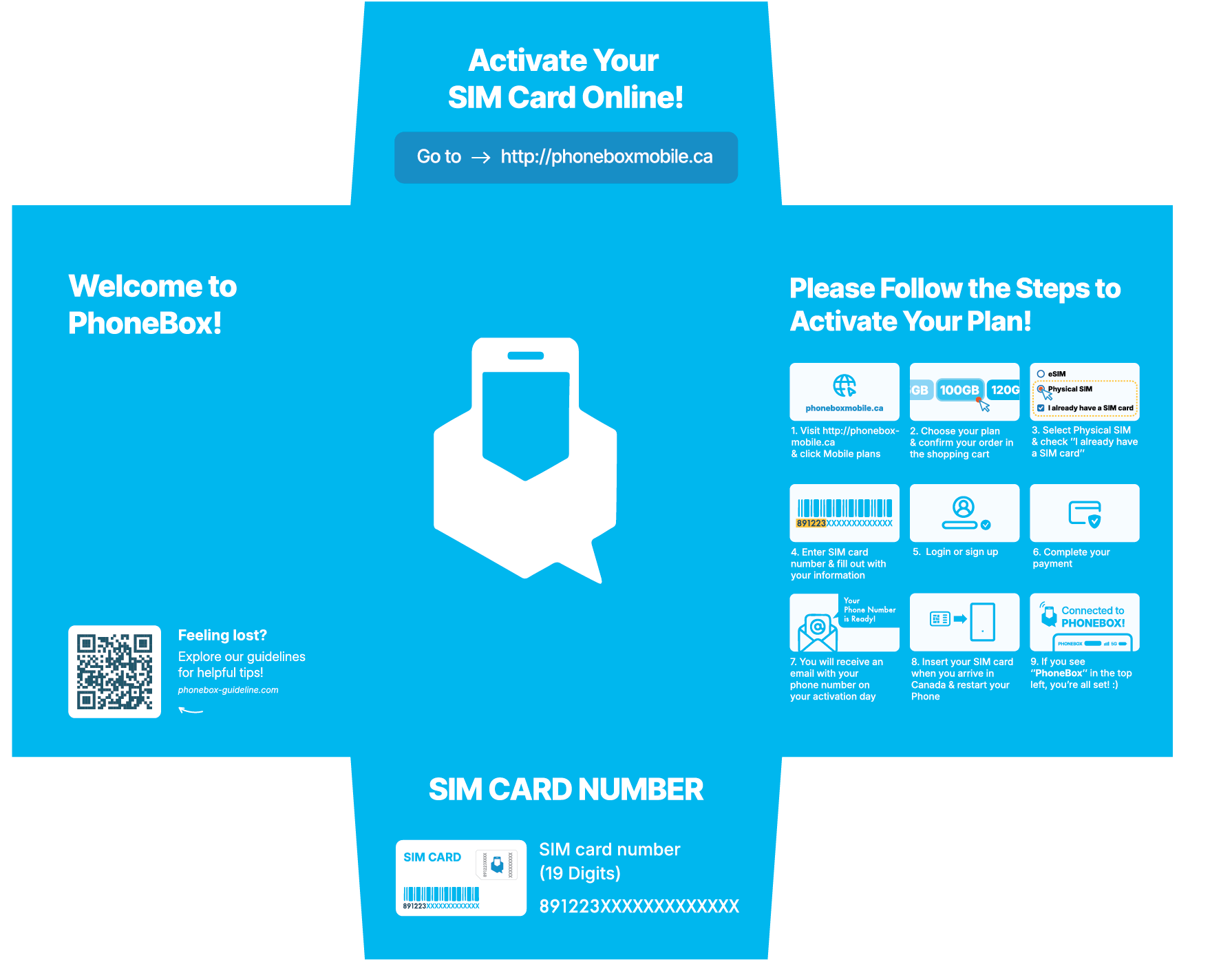 Inside PhoneBox package